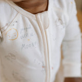 Ribbed Baby Sleeper - Over the Moon