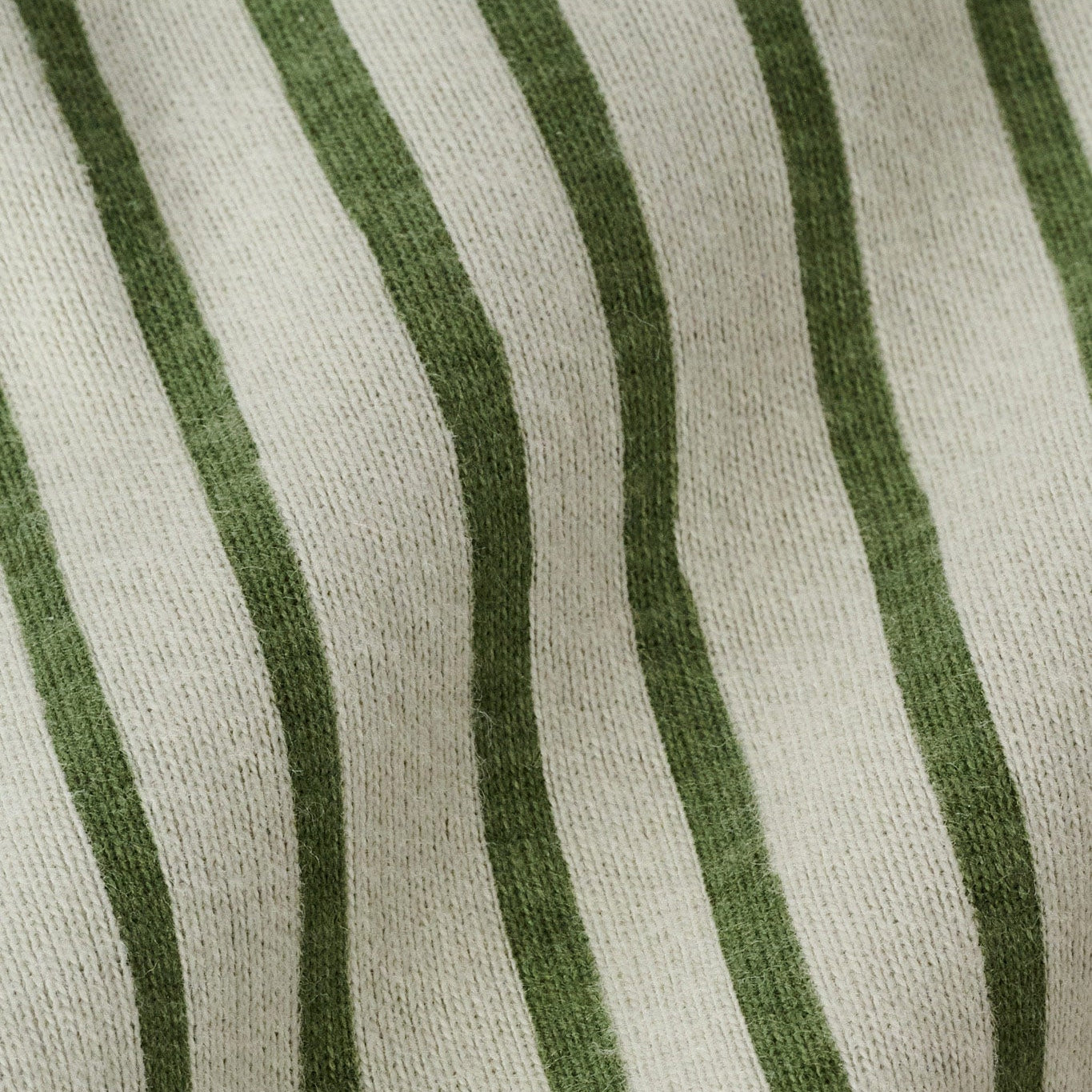 Ribbed Baby Sleeper - Stripes Away Evergreen