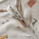 Ribbed Baby Sleeper - Rush Hour Mist