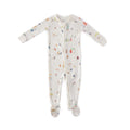 baby ribbed baby sleeper explore the world in multi pattern