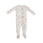 baby ribbed baby sleeper explore the world in multi pattern