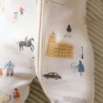 Ribbed Baby Sleeper - Explore the World