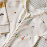 Ribbed Baby Sleeper - Explore the World