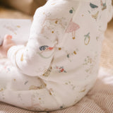 Ribbed Baby Sleeper - Partridge in a Pehr Tree