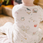 Ribbed Baby Sleeper - Partridge in a Pehr Tree