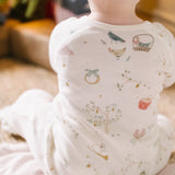 Ribbed Baby Sleeper - Partridge in a Pehr Tree