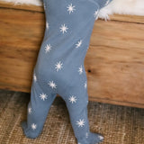 Ribbed Baby Sleeper - Starry Midnight