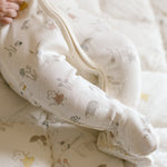 Ribbed Baby Sleeper - Magical Forest