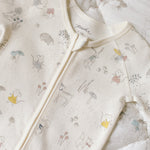 Ribbed Baby Sleeper - Magical Forest