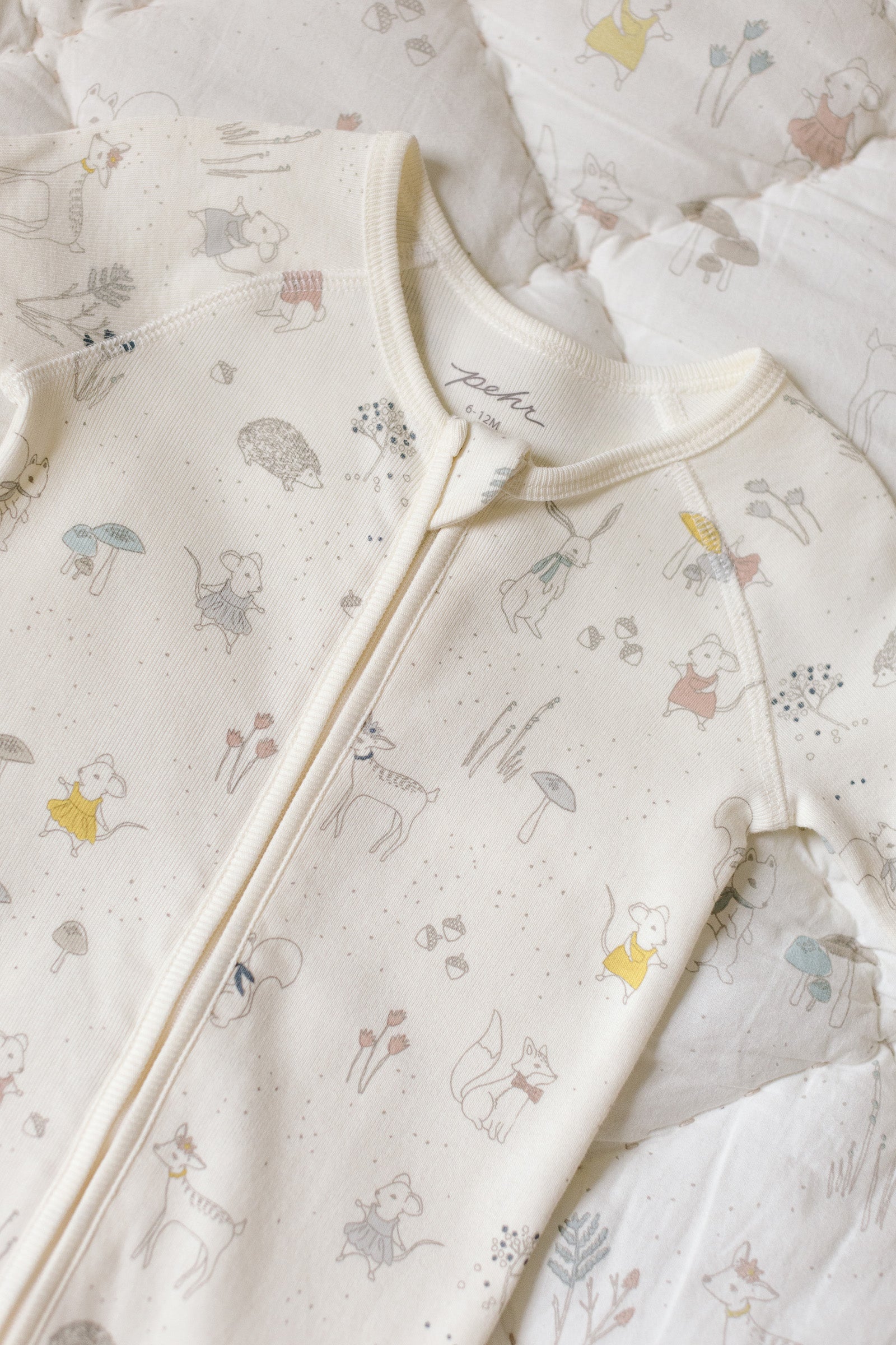 Ribbed Baby Sleeper - Magical Forest