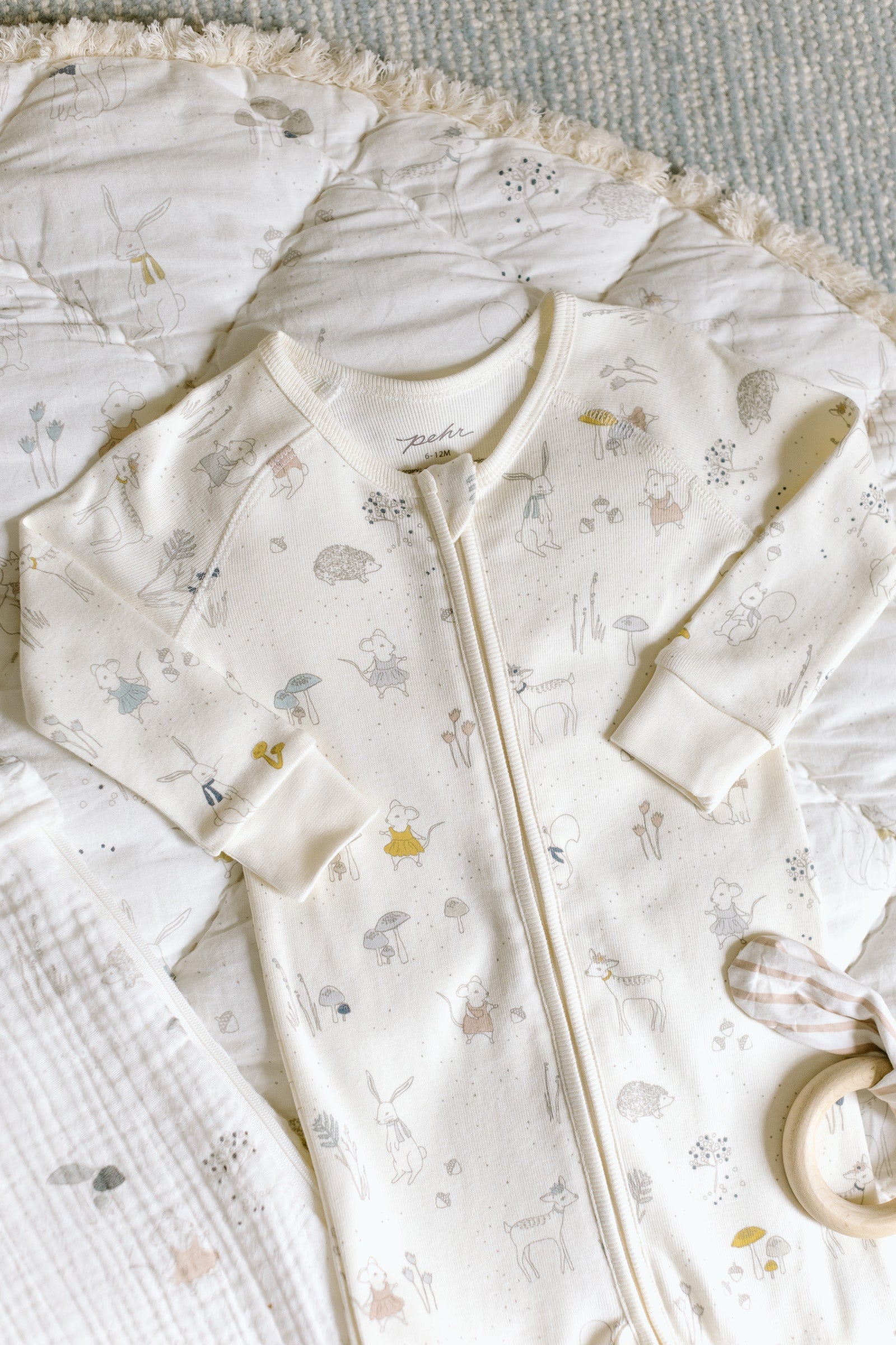 Ribbed Baby Sleeper - Magical Forest