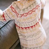 Ribbed Baby Footless Sleeper - Fair Isle