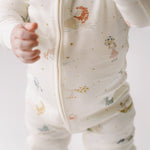 Ribbed Baby Footless Sleeper - Zodiac