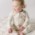 Ribbed Baby Footless Sleeper - Zodiac