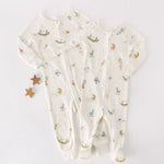 Ribbed Baby Footless Sleeper - Zodiac