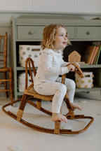 baby ribbed baby footless sleeper over the moon