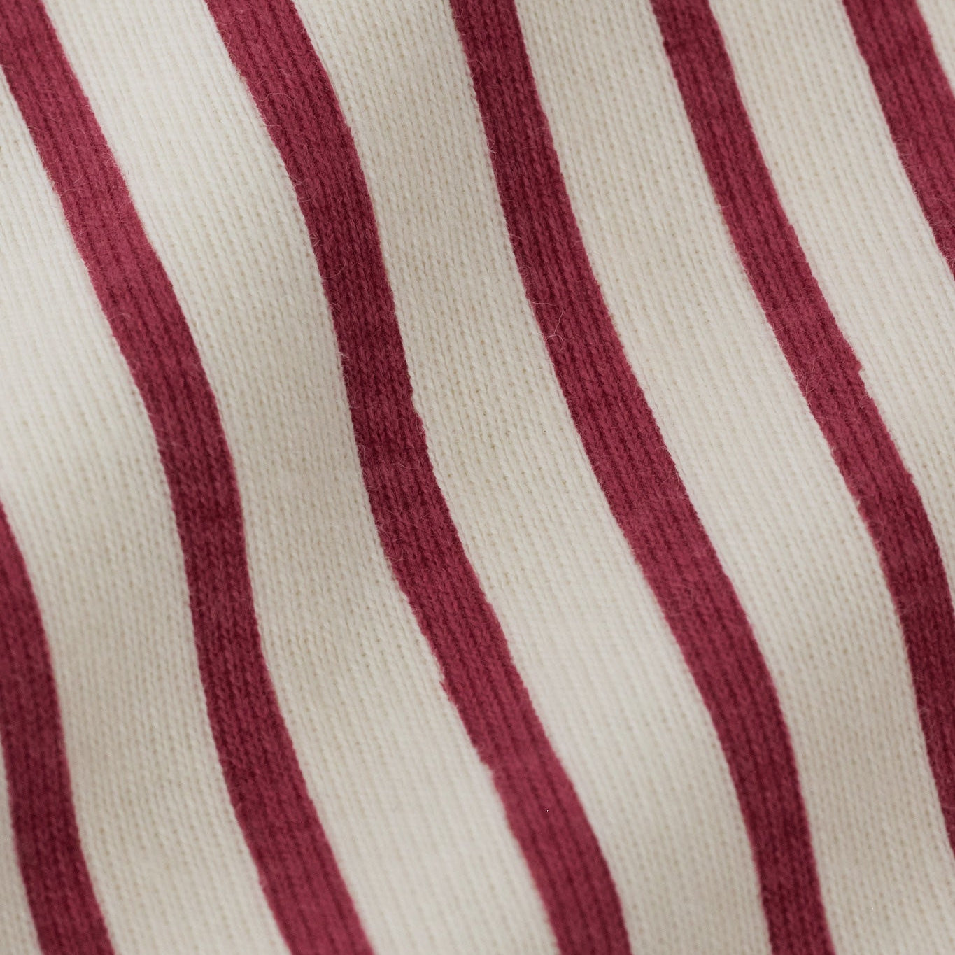 Ribbed Baby Footless Sleeper - Stripes Away Berry