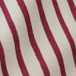 Ribbed Baby Footless Sleeper - Stripes Away Berry