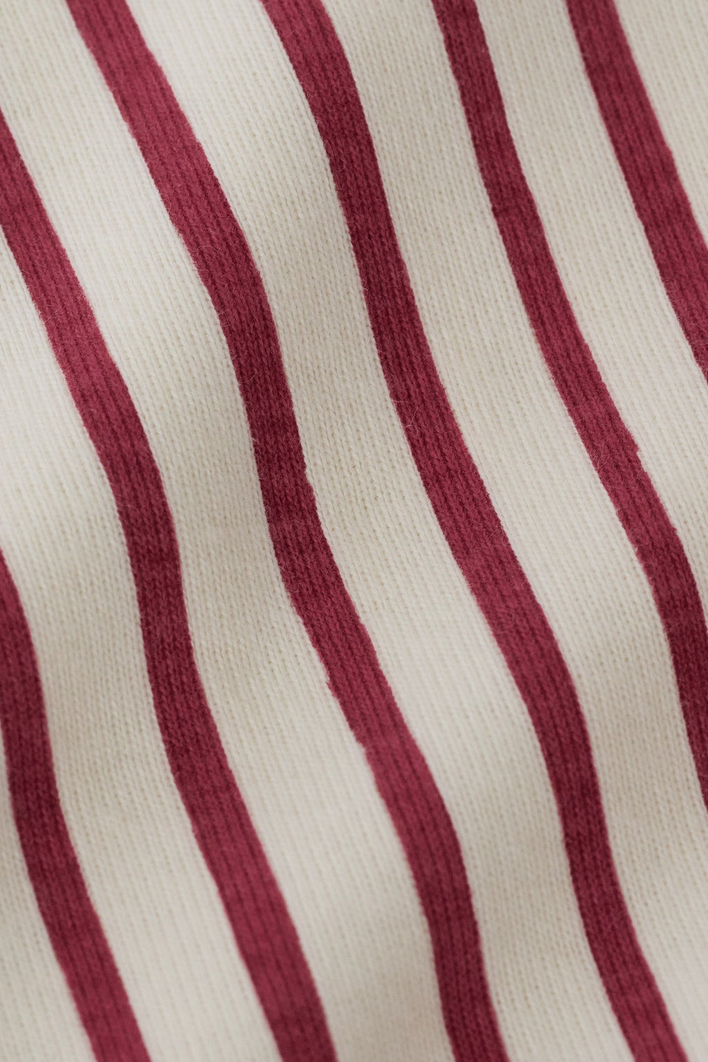 Ribbed Baby Footless Sleeper - Stripes Away Berry