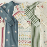 Ribbed Baby Footless Sleeper - Stripes Away Berry