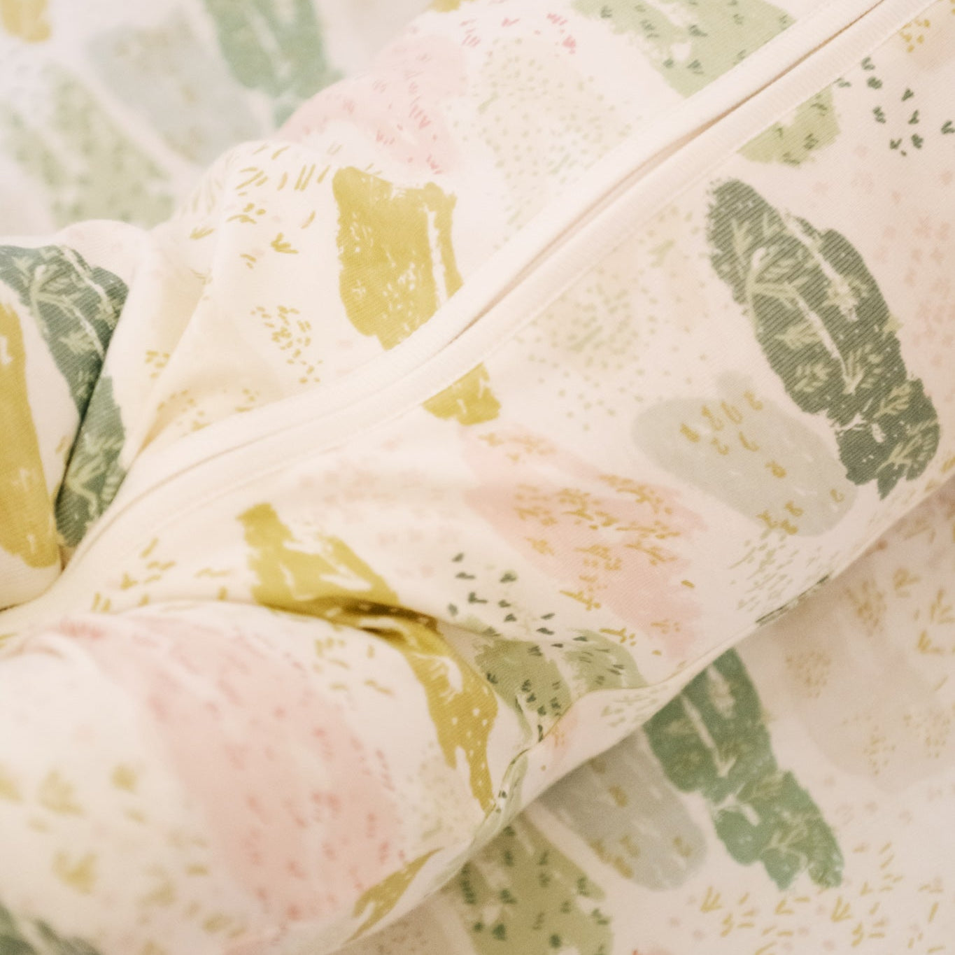 Ribbed Baby Footless Sleeper - Happy Valley