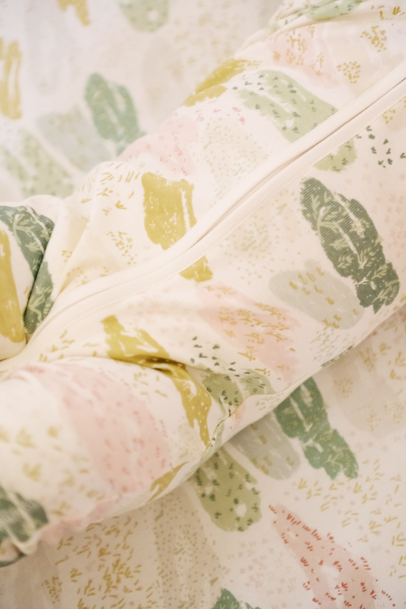 Ribbed Baby Footless Sleeper - Happy Valley