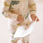 Ribbed Baby Footless Sleeper - Happy Valley