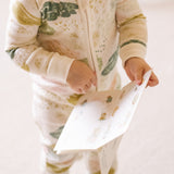 Ribbed Baby Footless Sleeper - Happy Valley