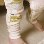 Ribbed Baby Footless Sleeper - Happy Valley