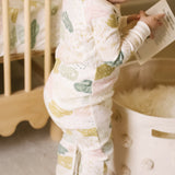 Ribbed Baby Footless Sleeper - Happy Valley