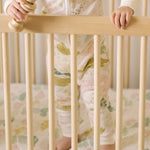 Ribbed Baby Footless Sleeper - Happy Valley