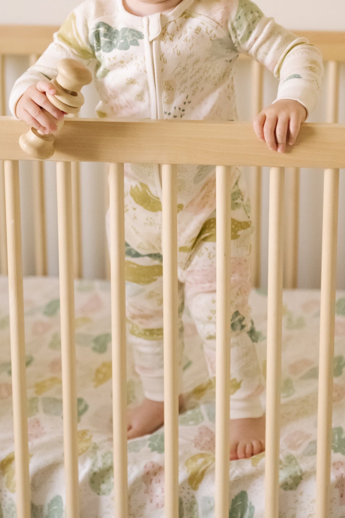 baby ribbed baby footless sleeper happy valley
