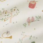 Ribbed Baby Footless Sleeper - Partridge in a Pehr Tree