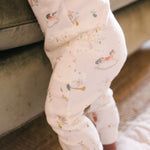 Ribbed Baby Footless Sleeper - Partridge in a Pehr Tree