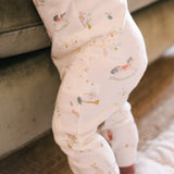 Ribbed Baby Footless Sleeper - Partridge in a Pehr Tree