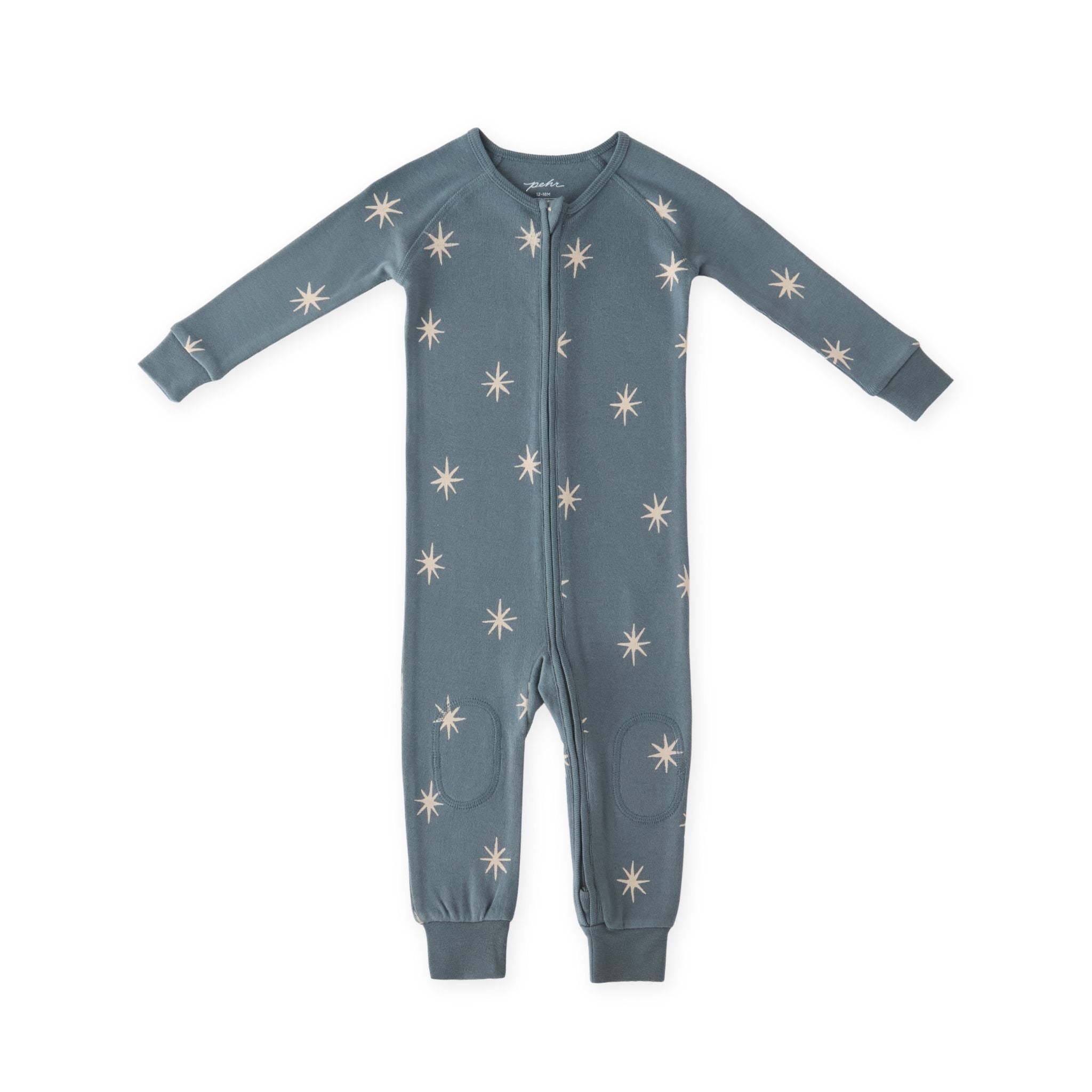 Ribbed Baby Footless Sleeper - Starry Midnight