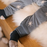 Ribbed Baby Footless Sleeper - Starry Midnight