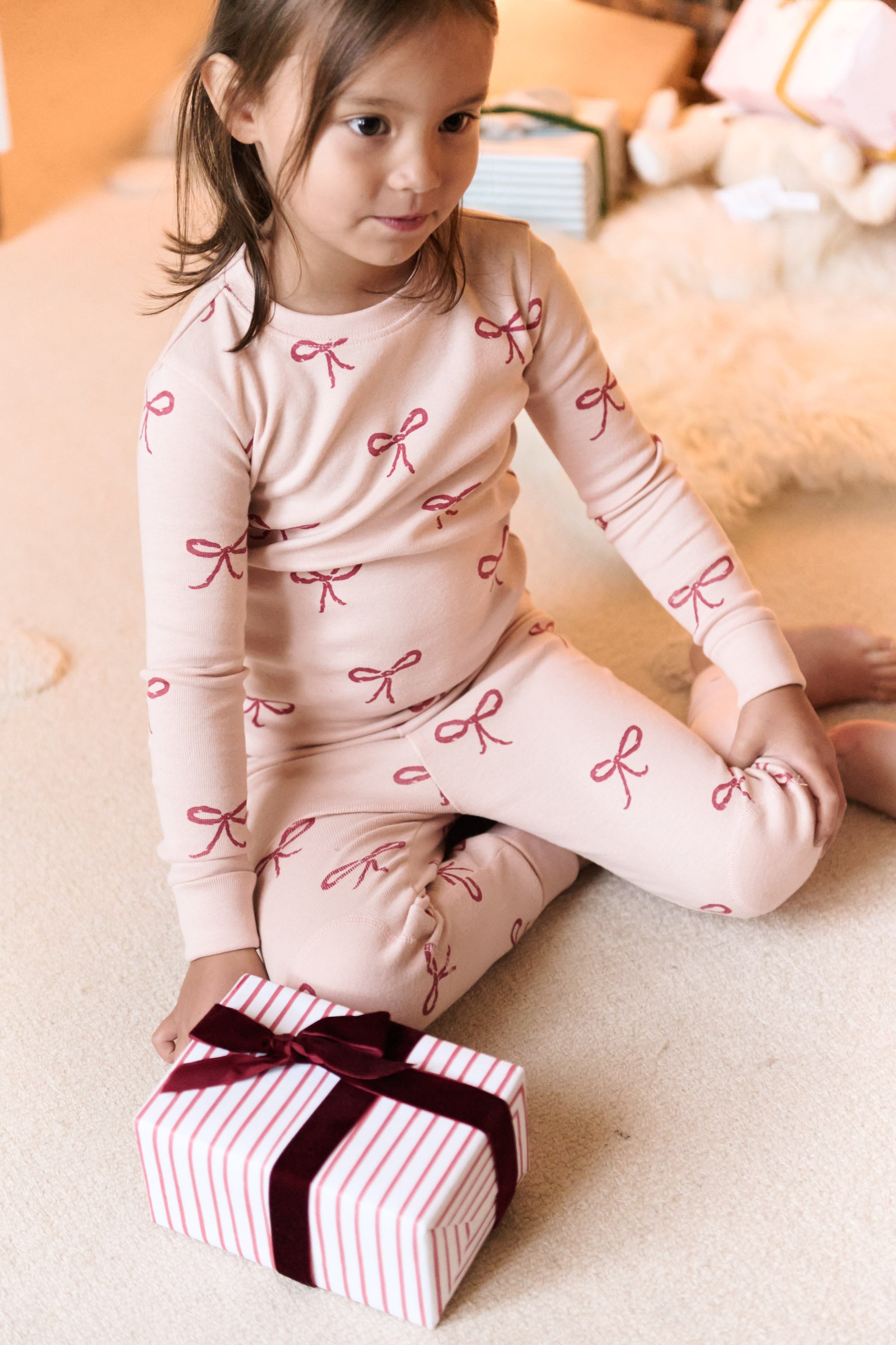 Ribbed Pajama - With a Bow