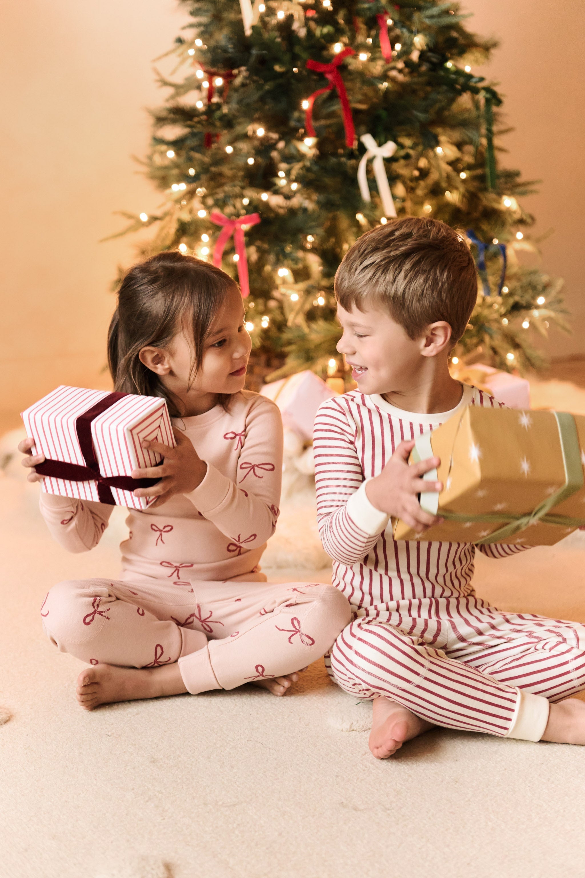 Ribbed Pajama - With a Bow