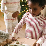 Ribbed Pajama - Stripes Away Berry