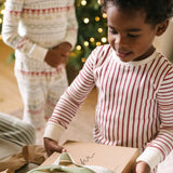 Ribbed Pajama - Stripes Away Berry