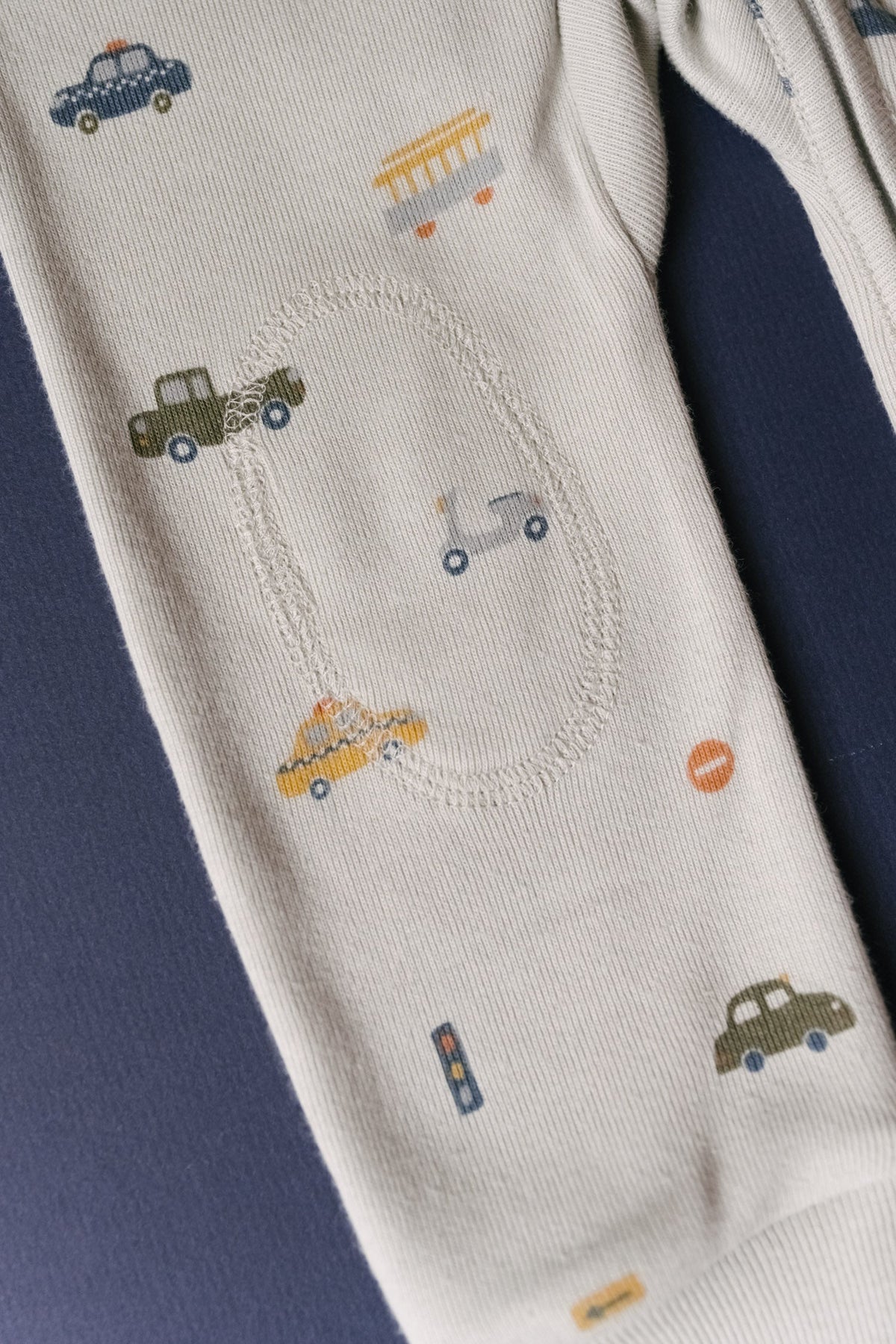 toddler ribbed toddler pajama rush hour mist