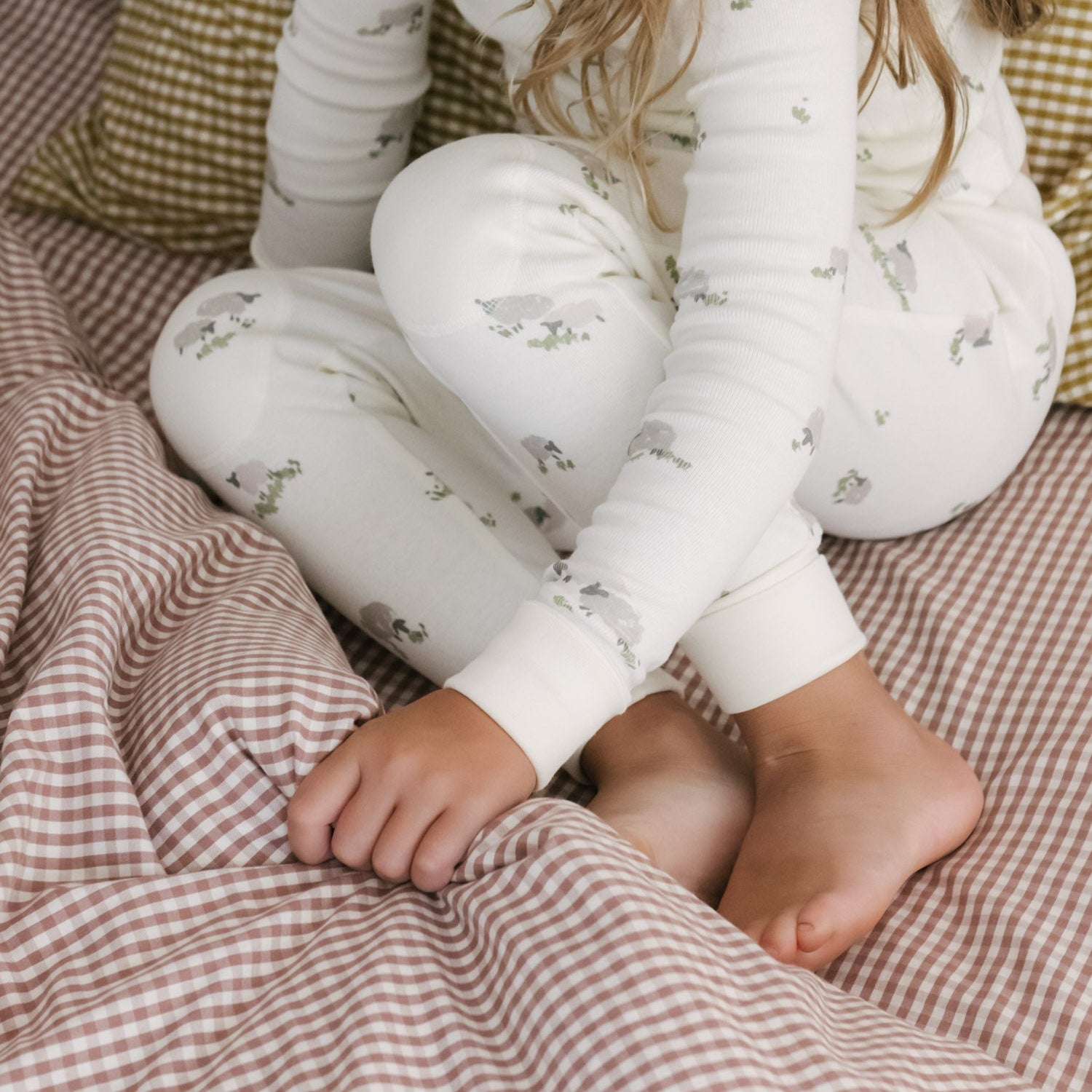 toddler ribbed toddler pajama baa sheep
