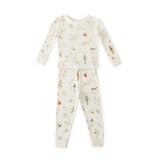 Ribbed Toddler Pajama - Partridge in a Pehr Tree