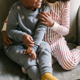 Ribbed Toddler Pajama - Starry Midnight
