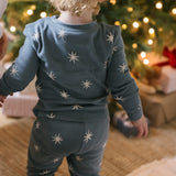 Ribbed Toddler Pajama - Starry Midnight