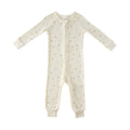 pointelle footless sleeper polka dotty in neutrals pattern