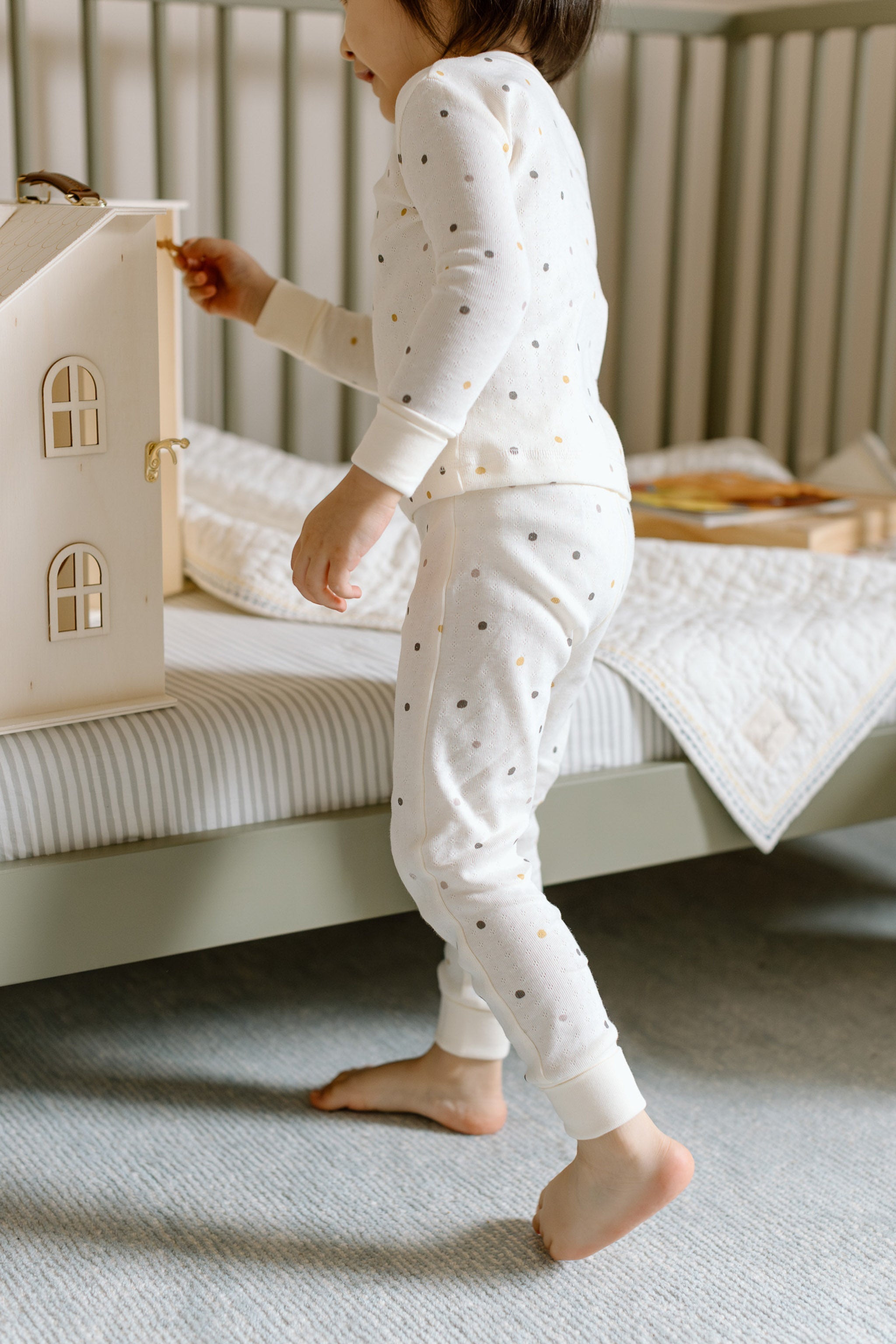 Pointelle Pajama - Polka Dotty