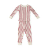 Ribbed Pajama - Stripes Away Berry