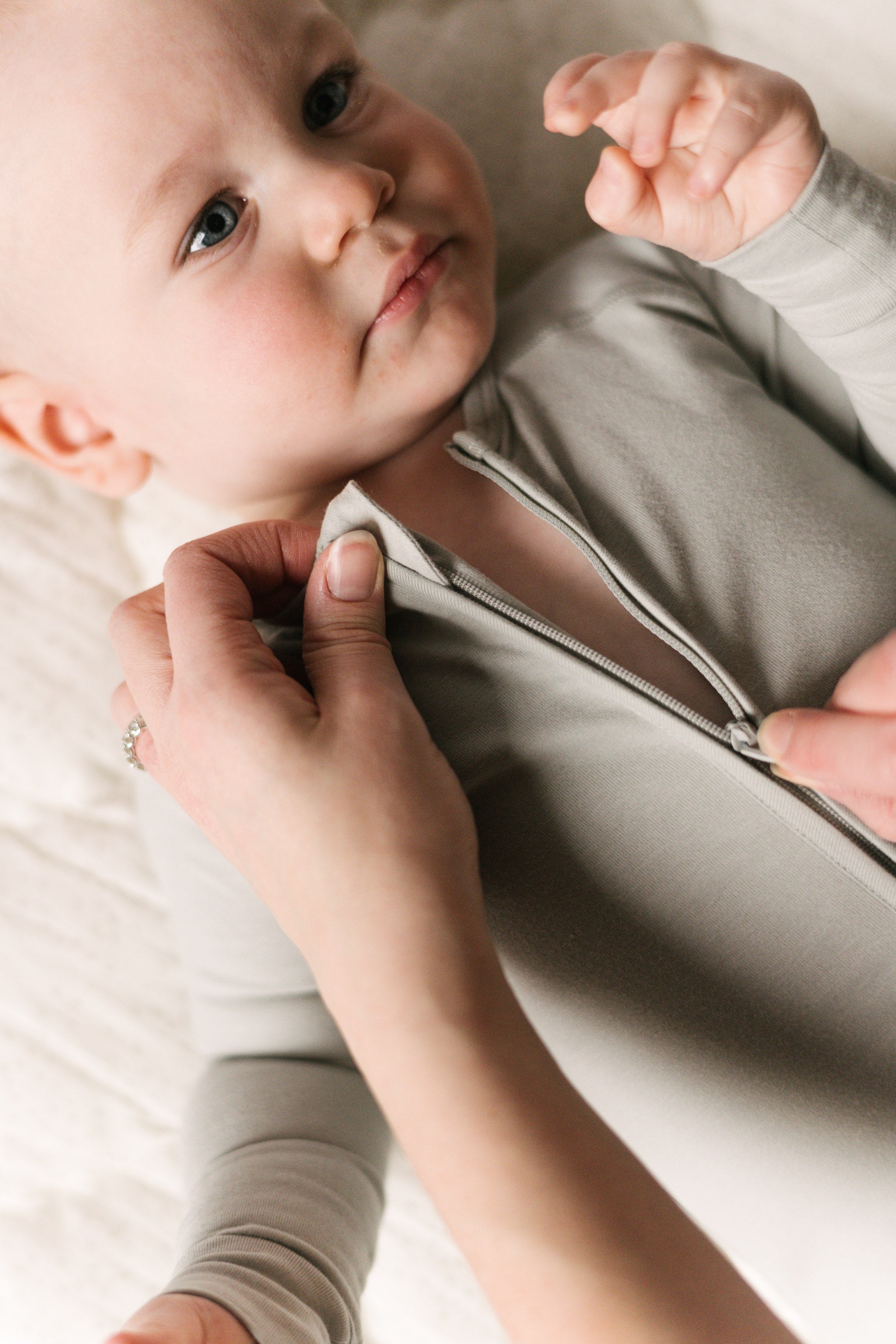 Essentials Baby Sleeper - Soft Sea